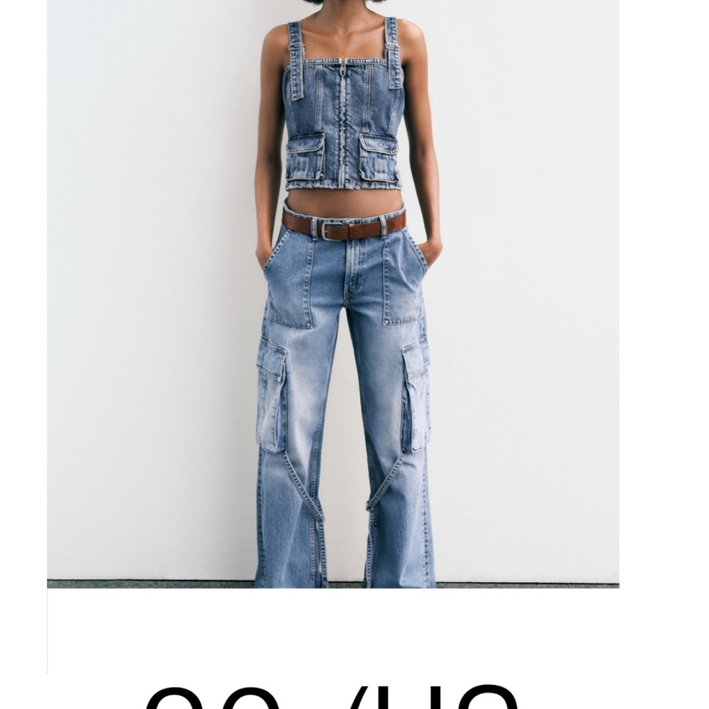 Zara cargo jeans